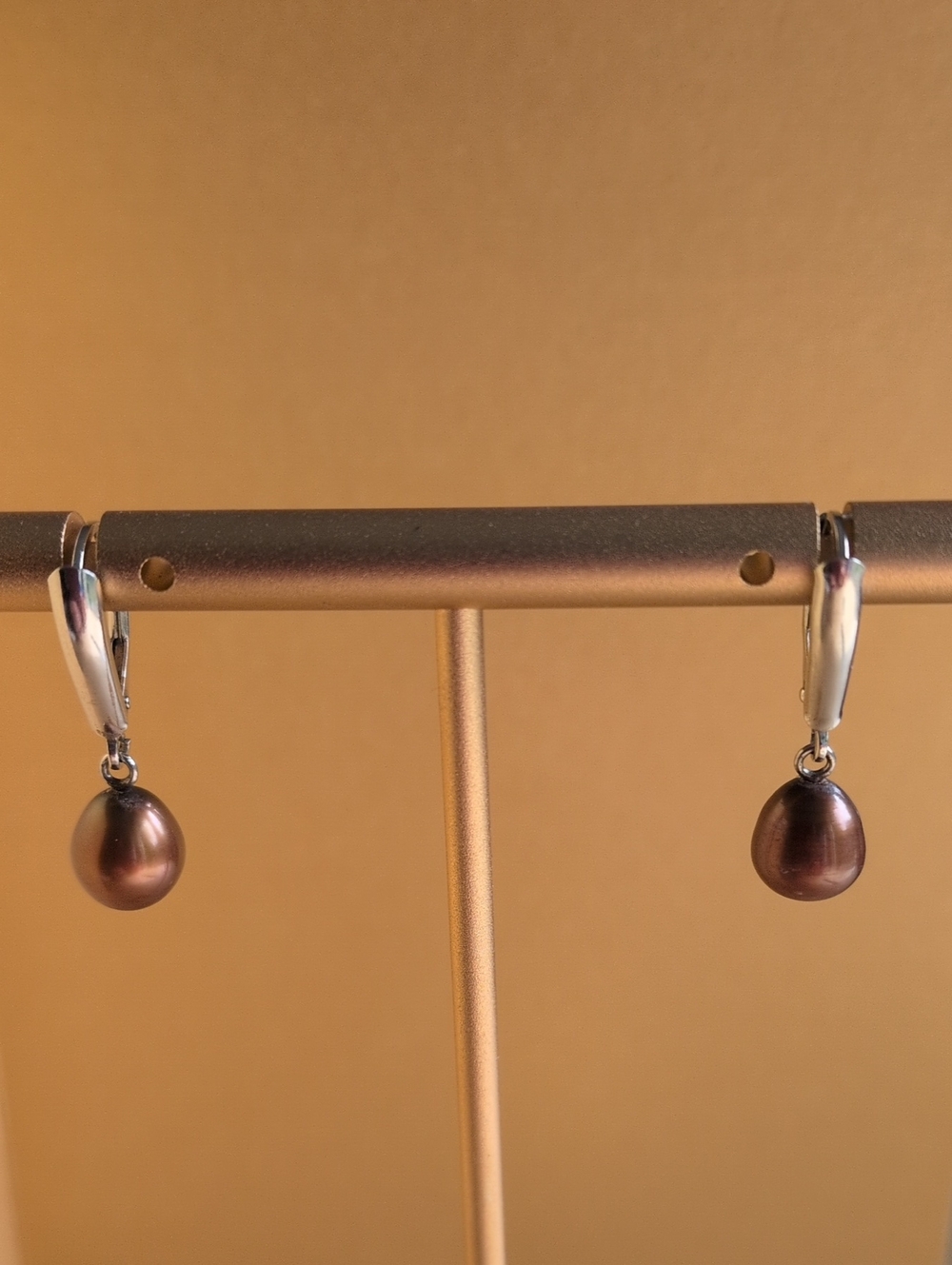 Honora Pearl Sterling Silver Lever Back Drop Earrings -